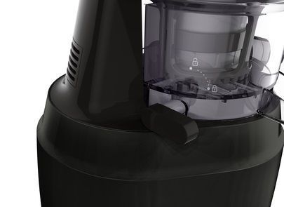 Соковижималка Tefal JUICEO шнекова, 150Вт, чаша-0.8л, жмих-0.8л, насадка для цитрусових, пластик, червоно-чорний (ZC150838) 320642 фото
