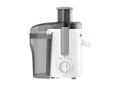 Соковижималка Tefal FRUTELIA+ відцентрована , 350Вт, чаша-0.95л, жмих-0.5л, пластик, біло-сірий (ZE370138) 321951 фото