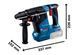 Перфоратор Bosch GBH 187-LI Professional акумуляторний, 18 В, SDS-Plus, 2.4 Дж, 980 об/хв, 2.9 кг, без АКБ та ЗП (0.611.923.020) 375024 фото 12
