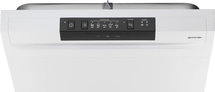 Посудомийна машина Gorenje, 9компл., A++, 45см, дисплей, 2 кошика, AquaStop, білий (GS520E15W) 366568 фото