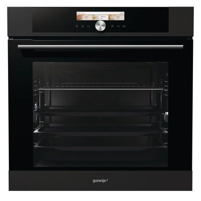 Духова шафа Gorenje електрична, 71л, A+, дисплей, піроліз, чорний (GP898B) 350336 фото