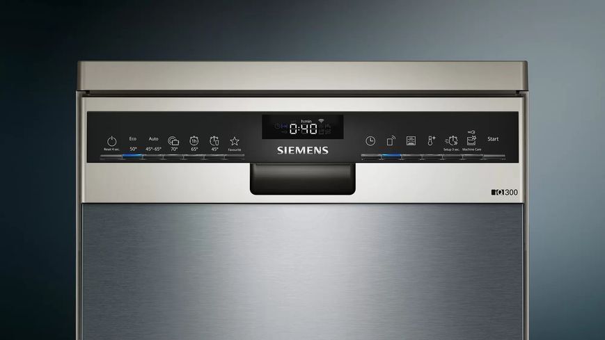 Посудомийна машина Siemens, 9компл., A+, 45см, дисплей, нерж (SR23HI48KE) 365457 фото