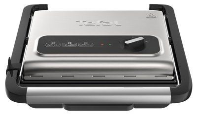 Гриль Tefal прижимний Grill Inicio, 2000Вт, темп. режимів-3, метал (GC242D38) 322350 фото