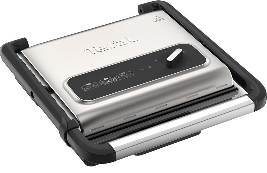 Гриль Tefal прижимний Grill Inicio, 2000Вт, темп. режимів-3, метал (GC242D38) 322350 фото