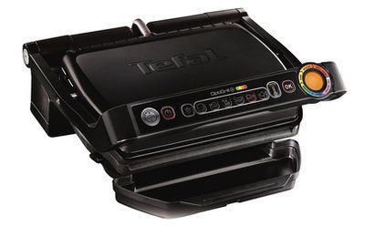 Гриль Tefal притискний OptiGrill+, 2000Вт, темп. режимів-4, знімні пластини, метал, чорний (GC712834) 331068 фото