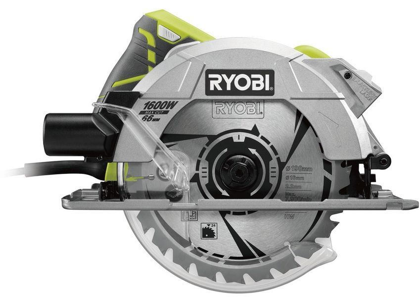 Пила дискова Ryobi RCS1600-PG, 190х24мм, 1600Вт,лазер, 3.7кг (5133002780) 322871 фото