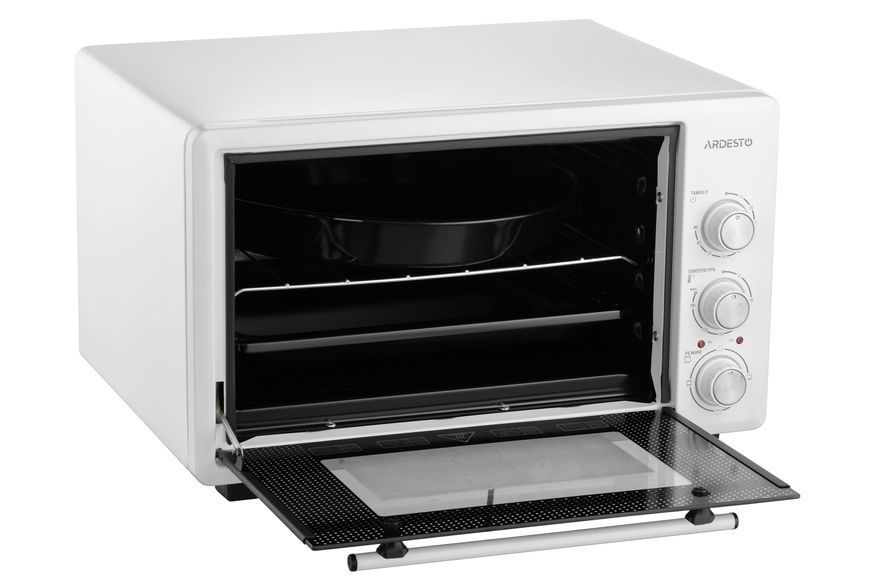 Піч електрична ARDESTO, 40л, 1300Вт, механіч., біла (MEO-S40GW) 368233 фото