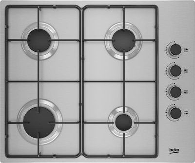 Варильна поверхня Beko газова, 60см, нерж (HIGG64123SX) 358249 фото