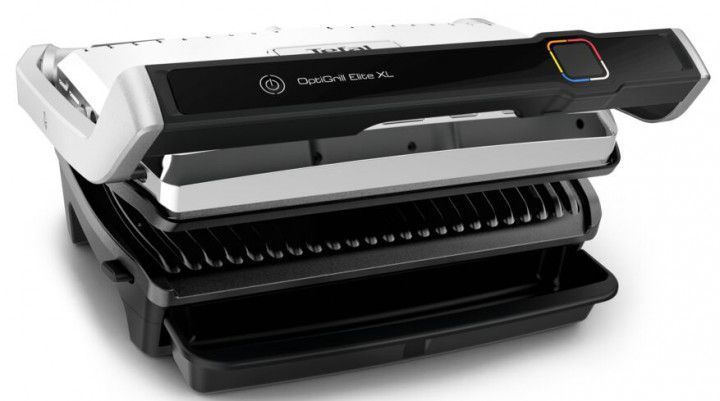 Гриль Tefal прижимний OptiGrill Elite XL, 2200Вт, темп. режимів-16, з`ємні пластини, метал (GC760D30) 344668 фото