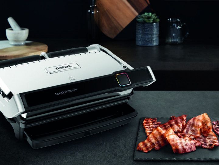 Гриль Tefal прижимний OptiGrill Elite XL, 2200Вт, темп. режимів-16, з`ємні пластини, метал (GC760D30) 344668 фото