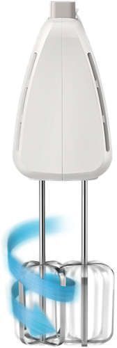 Міксер Philips ручний Daily Collection, 300Вт, насадки -2, турборежим, білий (HR3705/00) 312216 фото
