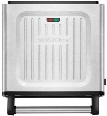 Гриль George Foreman прижимний Smokeless Grill, 1575Вт, темп. режимів-1, з`ємні пластини, пластик, чорний (28000-56) 360511 фото