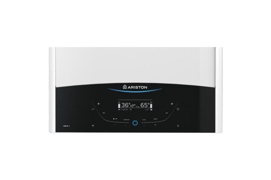 Котел газовий Ariston Genus X 30 CF NG, двоконтурний, димохідний, сенсор, 30 кВт (3300852) 344067 фото