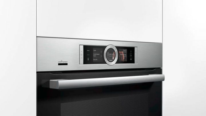 Духова шафа Bosch електрична компактна, 47л, A+, пара, дисплей, конвекція, нерж (CSG656RS7) 361974 фото