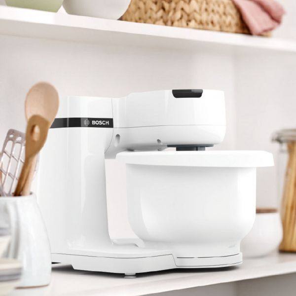 Кухонна машина Bosch, 700Вт, чаша-пластик, корпус-пластик, насадок-3, білий (MUMS2AW00) 346342 фото