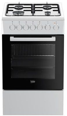Плита Beko комбінована, 55л, 50x60см, білий (FSM52120DW) 323117 фото