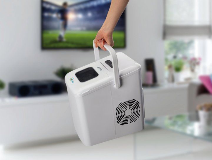 Льодогенератор побутовий Gorenje, 12кг/добу, 1.8л, дисплей, білий (IMD1200W) 361866 фото