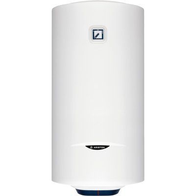 Водонагрівач електр. Ariston круглий BLU1 R PL DRY, 100л, 1,5кВт, сухий тен, мех. кер-ння, C, Італія, білий (3201455) 322706 фото