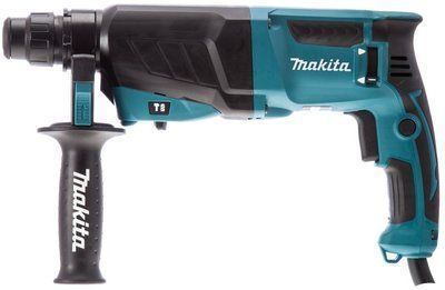 Перфоратор Makita HR2630, SDS+, 800Вт, 2.4 Дж, 2.8 кг (HR2630) 302328 фото