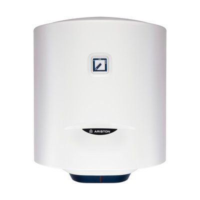 Водонагрівач електр. Ariston круглий BLU1 R PL DRY, 50л, 1,5кВт, сухий тен, мех. кер-ння, C, Італія, білий (3201453) 322709 фото