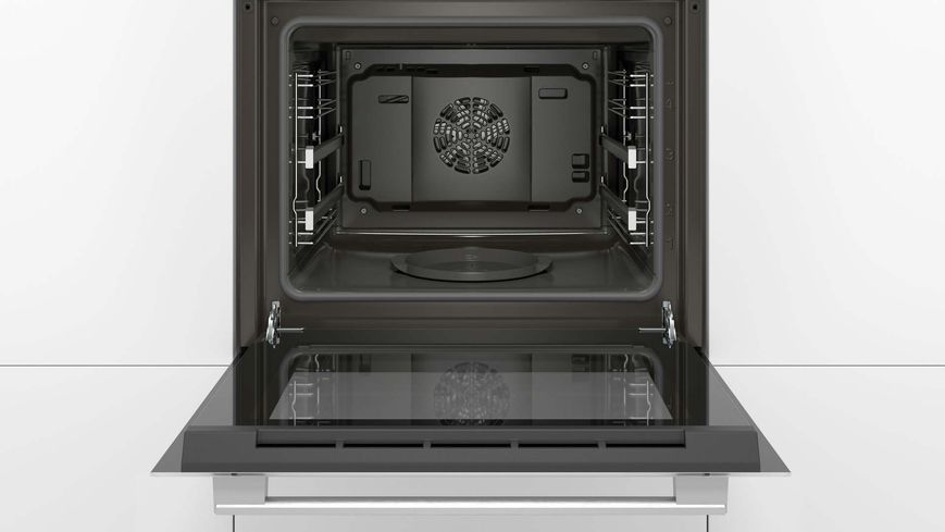 Духова шафа Bosch електрична, 66л, A, дисплей, конвекція, білий (HIJ517YW0) 367563 фото