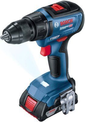 Шурупокрут-дриль акумуляторний Bosch GSR 18 V-50, 18В 2*2Аг, 28/50/50 Нм, 20+1, 460/1800об/хв, ЗП, кейс, аксесуари, 1кг, (0.601.9H5.004) 341765 фото