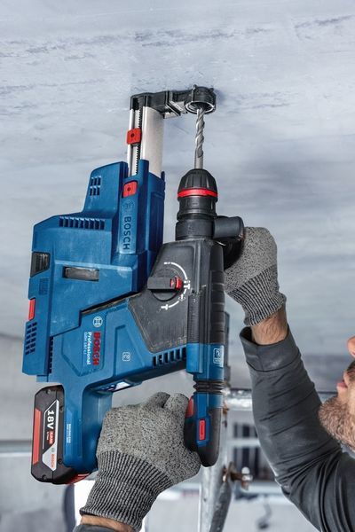 Перфоратор акумуляторний Bosch GBH 187-LI, патрон SDS-plus 24мм, 18В, 2.4Дж, 3 режими, 980об/хв, 3кг, без АКБ та ЗП (0.611.923.120) 375038 фото