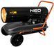 Теплова гармата дизель/гас Neo Tools, прямого нагріву, 30кВт, 420м кв., 750м куб./год, колеса, IPX4, чорний (90-081) 355900 фото 1