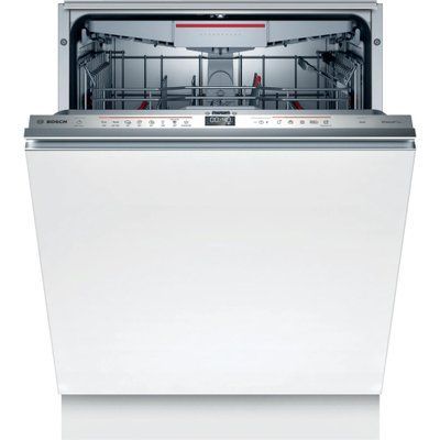 Посудомийна машина Bosch вбудована, 13компл., A+++, 60см, дисплей, 3й кошик, білий (SMV6ECX50K) 361990 фото