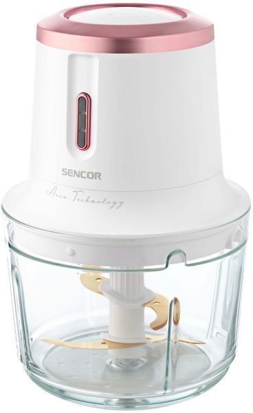 Подрібнювач Sencor Accu technology, 200Вт, чаша-500мл, скло, безпровідний, USB-C, білий (SCB9000WH) 381767 фото