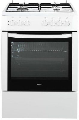 Плита Beko комбінована, 65л, 60x60см, конвекція, білий (FSM62120DW) 286136 фото