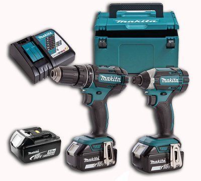 Набір акумуляторного інструменту Makita DLX2127TJ1 (DDF482, DTD152, ЗУ DC18RC, акум BL1850Bx3шт-5 Ач., кейс Makpac), LXT (DLX2127TJ1) 303108 фото