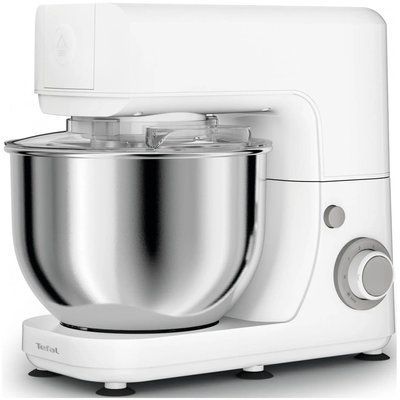 Кухонна машина Tefal MASTERCHEF ESSENTIAL, 800Вт, чаша-метал, корпус-метал+пластик, насадок-4, білий (QB150138) 371450 фото