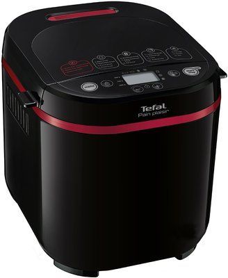 Хлібопічка Tefal Pain Plaisir Pain Plaisir, 650Вт, програм-1, макс.вес -1кг, форма-прямокутрик, пластик, чорний (PF220838) 328415 фото