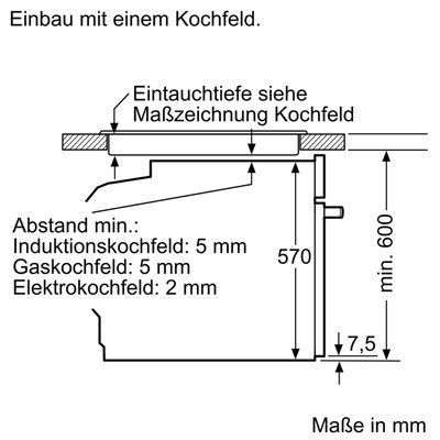 Духова шафа Bosch електрична, 66л, A, дисплей, конвекція, чорний (HBJ517YB0R) 334643 фото