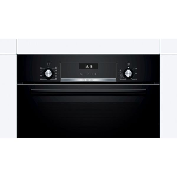 Духова шафа Bosch електрична, 66л, A, дисплей, конвекція, чорний (HBJ517YB0R) 334643 фото