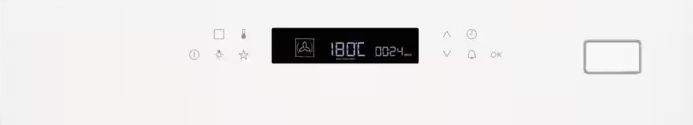 Духова шафа Electrolux електрична, 70л, А+, пара, дисплей, конвекція, ф-ція пароварки, білий (EOB7S31V) 374581 фото