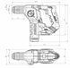 Перфоратор Metabo BH 18 LTX BL 16 акумуляторний, 18В, SDS-plus, 1.3Дж, 2 режими, 0-730об/хв, metaBOX 145 L, 1.6кг, без АКБ та ЗП (600324840) 378936 фото 8