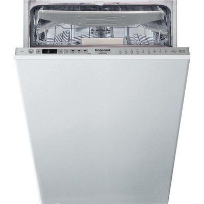 Посудомийна машина Hotpoint вбудована, 10компл., A++, 45см, дисплей, 3й кошик, білий (HSIO3O23WFE) 373313 фото