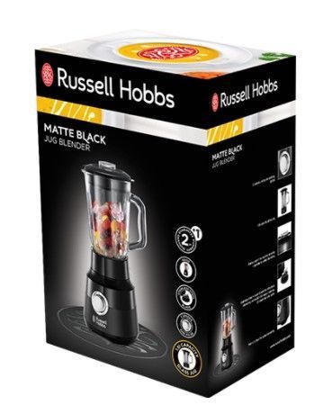 Блендер Russell Hobbs стаціонарний Matte Black , 650Вт, чаша-1500мл, чорний (24722-56) 343996 фото