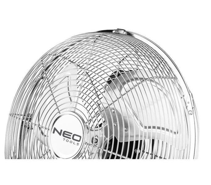 Вентилятор підлоговий Neo Tools, професійний, 30см, 50Вт, кнопки, двигун мідь 100%, срібний (90-009) 373247 фото