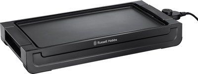 Гриль Russell Hobbs барбекю Fiesta, 1500Вт, темп. режимів-5, з`ємні пластини, пластик, чорний (22550-56) 282577 фото
