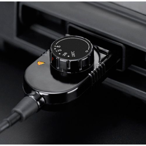 Гриль Russell Hobbs барбекю Fiesta, 1500Вт, темп. режимів-5, з`ємні пластини, пластик, чорний (22550-56) 282577 фото