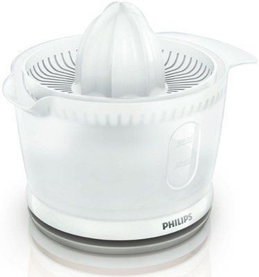 Соковижималка Philips Daily Collection цитрус-прес, 25Вт, чаша-0.5л, пластик, білий (HR2738/00) 224372 фото