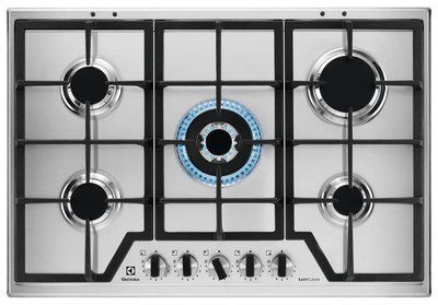 Варильна поверхня Electrolux газова, 75см, чавун, нерж (KGS75362XX) 379114 фото