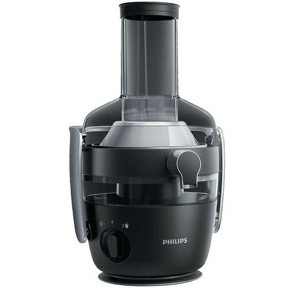 Соковижималка Philips Avance Collection відцентрована , 1000Вт, чаша-1л, жмих-2.1л, жолоб на ціле яблуко , пластик, чорний (HR1919/70) 283912 фото