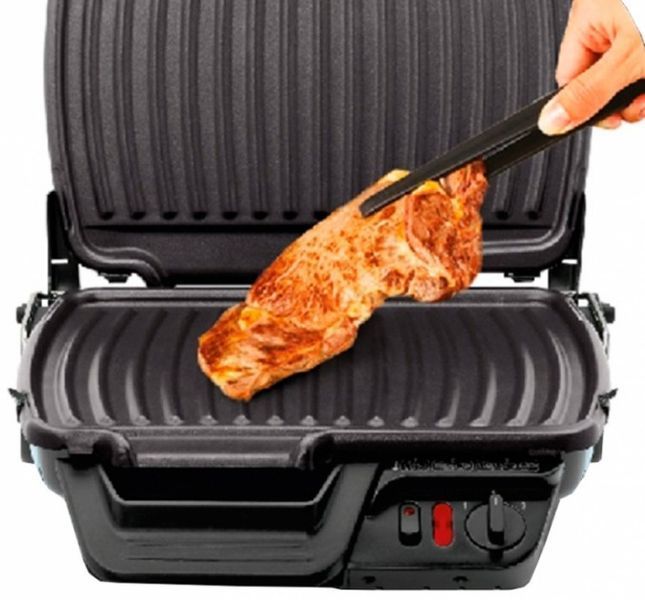 Гриль Tefal прижимний Ultracompact&nbsp;, 2000Вт, темп. режимів-3, з`ємні пластини, розкриття на 180градусів, метал (GC305012) 287020 фото