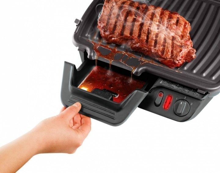 Гриль Tefal прижимний Ultracompact&nbsp;, 2000Вт, темп. режимів-3, з`ємні пластини, розкриття на 180градусів, метал (GC305012) 287020 фото