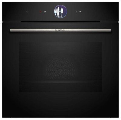 Духова шафа Bosch електрична, 71л, A+, дисплей, конвекція, чорний (HBG7361B1) 378362 фото