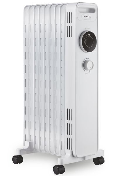 Оливонаповнений радіатор Kumtel KUM-1225S White (KUM-1225S W) У-6820137 фото
